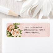 Blush Botanische  Roos Etiket (Insitu)