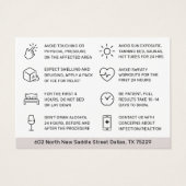 Blush Botox Injectie Nazorg Kaart (Achterkant)