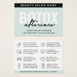 Blush Botox Injectie Nazorg Kaart