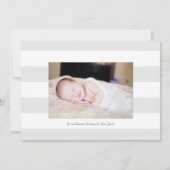 Blush Bouquet Birth Announcement Aankondiging (Achterkant)