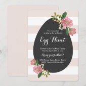 Blush Bouquet Egg Hunt Kaart (Voorkant / Achterkant)