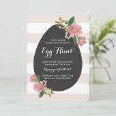 Blush Bouquet Egg Hunt Kaart (Staand voorkant)