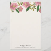 Blush Bouquet persoonlijke schrijfbenodigdheden Briefpapier (Voorkant)