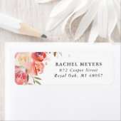 Blush Bouquet Retouradres Etiket (Insitu)