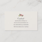 Blush Bouquet Visitekaartje (Achterkant)