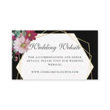 Blush Bourgogne Bloemen Goud Zwart Bruiloft Websit