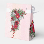 Blush, Bourgogne en Sage Leaves Bouquet Bedankdoosjes (Achterkant)