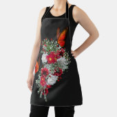 Blush, Bourgogne en White Roses Bouquets Schort (Insitu)