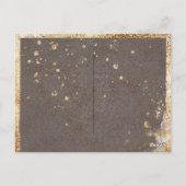 Blush Bourgogne Floral Waterverf Rustic Weddenscha Briefkaart (Achterkant)