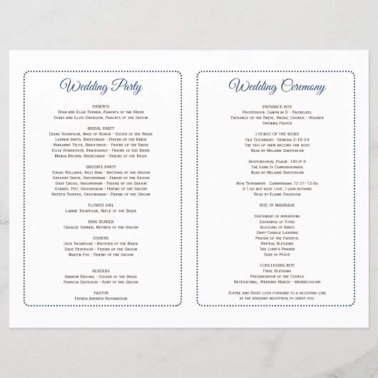 Blush Bourgogne Marsala Floral Wedding Programme Flyer (Achterkant)