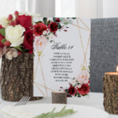 Blush & Bourgogne Roos Weddenschappen Kaart