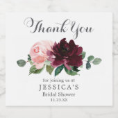 Blush Bourgogne Wijnfles Etiket (Enkel label)