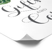 Blush Bourgondië Geschenken en Kaarten Bord Poster (Hoek)