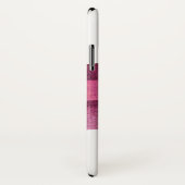 Blush & Bourgondië Waterverf Monogram Case-Mate iPhone Case (Achterkant / rechts)