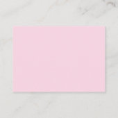 Blush Bow Books for Baby Enclosure Card Informatiekaartje (Achterkant)