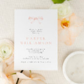  Blush Bow Vrijgezellenfeest Kaart