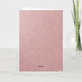 Blush & Bows Sweet Sixteen Birthday Kaart (Achterkant)