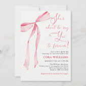 Blush & Bows Ze staat op het punt om ja te zeggen  Kaart (Voorkant)