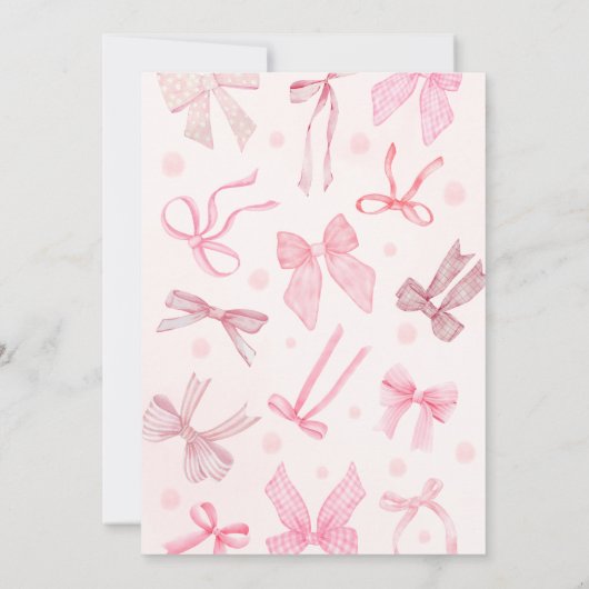 Blush & Bows Ze staat op het punt om ja te zeggen  Kaart (Achterkant)