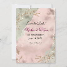 Blush & Breeze – Moderne romantische Save the Date