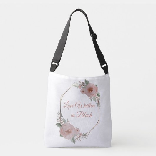 Blush & Breeze Wedding Canvas tas – Elegant Modern (Voorkant)