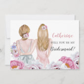 Blush Bride beste vriend van mij Kaart (Voorkant)