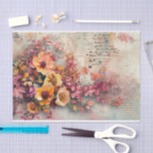 Blush & Bronze Botanicals Decoupage Print Tissuepapier (Craft)