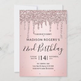 Blush bronzen jongedame kaart