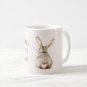 Blush Bunny Rabbit Heart Koffiemok (Voorkant rechts)