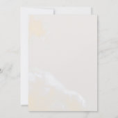 Blush & Burgundy Floral Butterflies Fall Wedding Kaart (Achterkant)