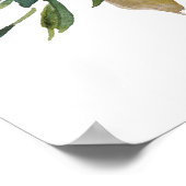 Blush burgundy marvy vage welkomstbord poster (Hoek)