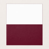 Blush Burgundy Place Cards Visitekaartje (Binnenkant ongevouwen)