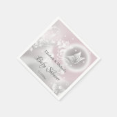 Blush Butterfly Phantasy Girl Baby shower Servet (Hoek)