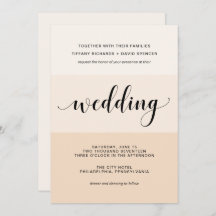 Blush Cascade | Subtle Stripes Wedding