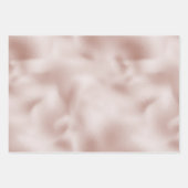 Blush Champagne Pink Glitter Glam Stripes       Inpakpapier Vel (Voorkant)