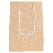 Blush Champagne Pink Glitter Medium Cadeauzakje (Achterkant)