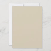 Blush & Champagne Rozen Bruiloft Kaart (Achterkant)