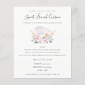 Blush Chef Pet Floral Whisk Bakkerij Kokerklasse Flyer (Voorkant)