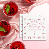 Blush Cherry Blossom Cherry op de top Servet