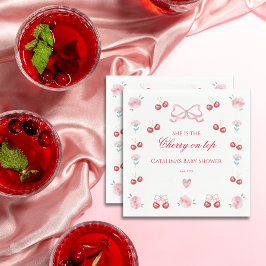 Blush Cherry Blossom Cherry op de top Servet