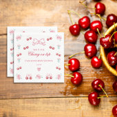 Blush Cherry Blossom Cherry op de top Servet