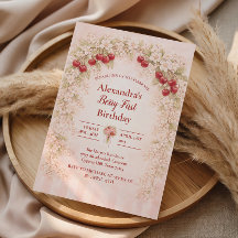 Blush Cherry Botanische Party 1e Verjaardag