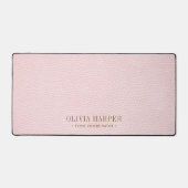 Blush Chique Elegant FAKE Leather PROFESSIONAL Bureaumat (Voorkant)