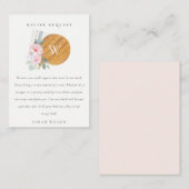 Blush Chopping Board Recipe Request Vrijgezellenfe Informatiekaartje (Voorkant / Achterkant)
