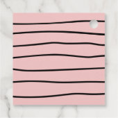 Blush Cocktails Halloween Vrijgezellenfeest Dank u Bedankjes Labels (Achterkant)