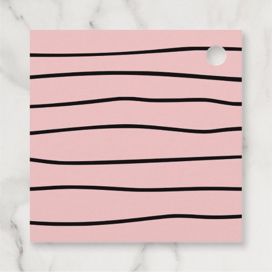 Blush Cocktails Halloween Vrijgezellenfeest Dank u Bedankjes Labels (Achterkant)