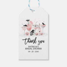 Blush Cocktails Halloween Vrijgezellenfeest Dank u Cadeaulabel