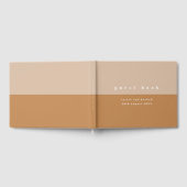Blush Color Block Wedding Gastenboek (Volledig)
