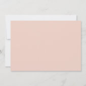 Blush | Confetti Pop Personalized Stationery Flat Notitiekaartje (Achterkant)