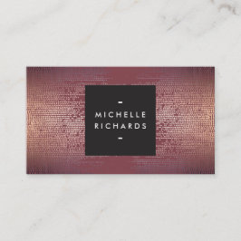 Blush Confetti regenpatroon Modern Bourgondië Visitekaartje